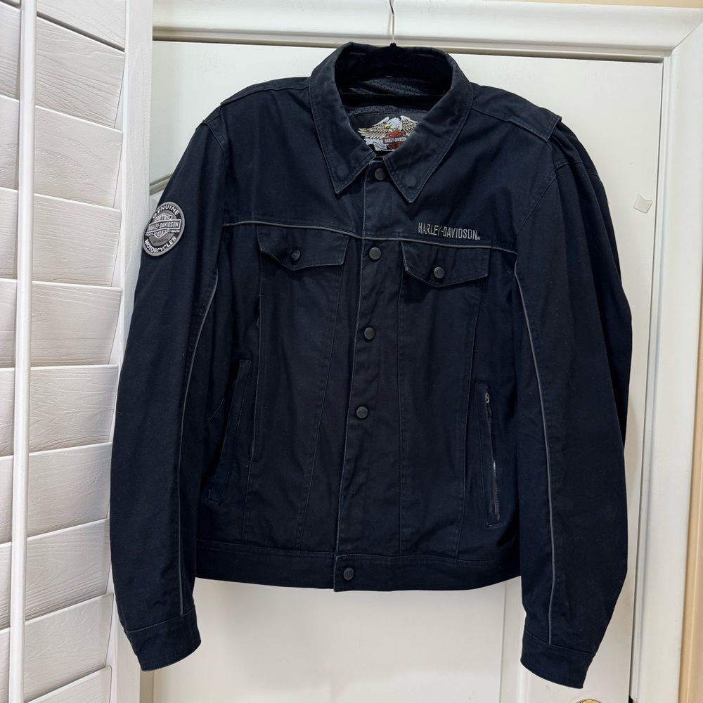 Harley Davidson American Legend Reflective Riding Jacket Mens XXL Waterproof